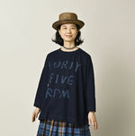 45R Indigo Big Slit Hiko Big Donkey Logo 908 T-shirt
