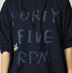 45R Indigo Big Slit Hiko Big Donkey Logo 908 T-shirt