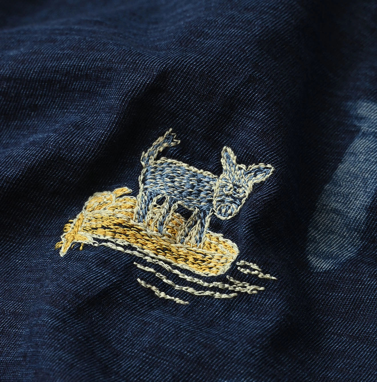 45R Indigo Big Slit Hiko Big Donkey Logo 908 T-shirt - Image 19
