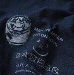 45R Indigo Big Slit Hiko Big Donkey Logo 908 T-shirt