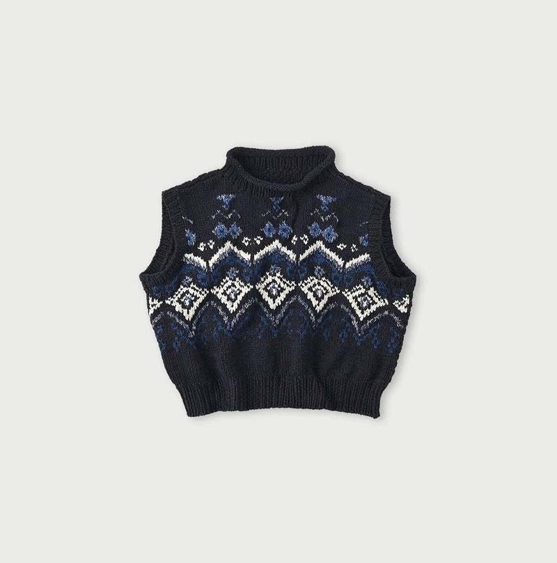 Indigo Nordic Aran Vest - 45R by 45rpm studio - Image 1