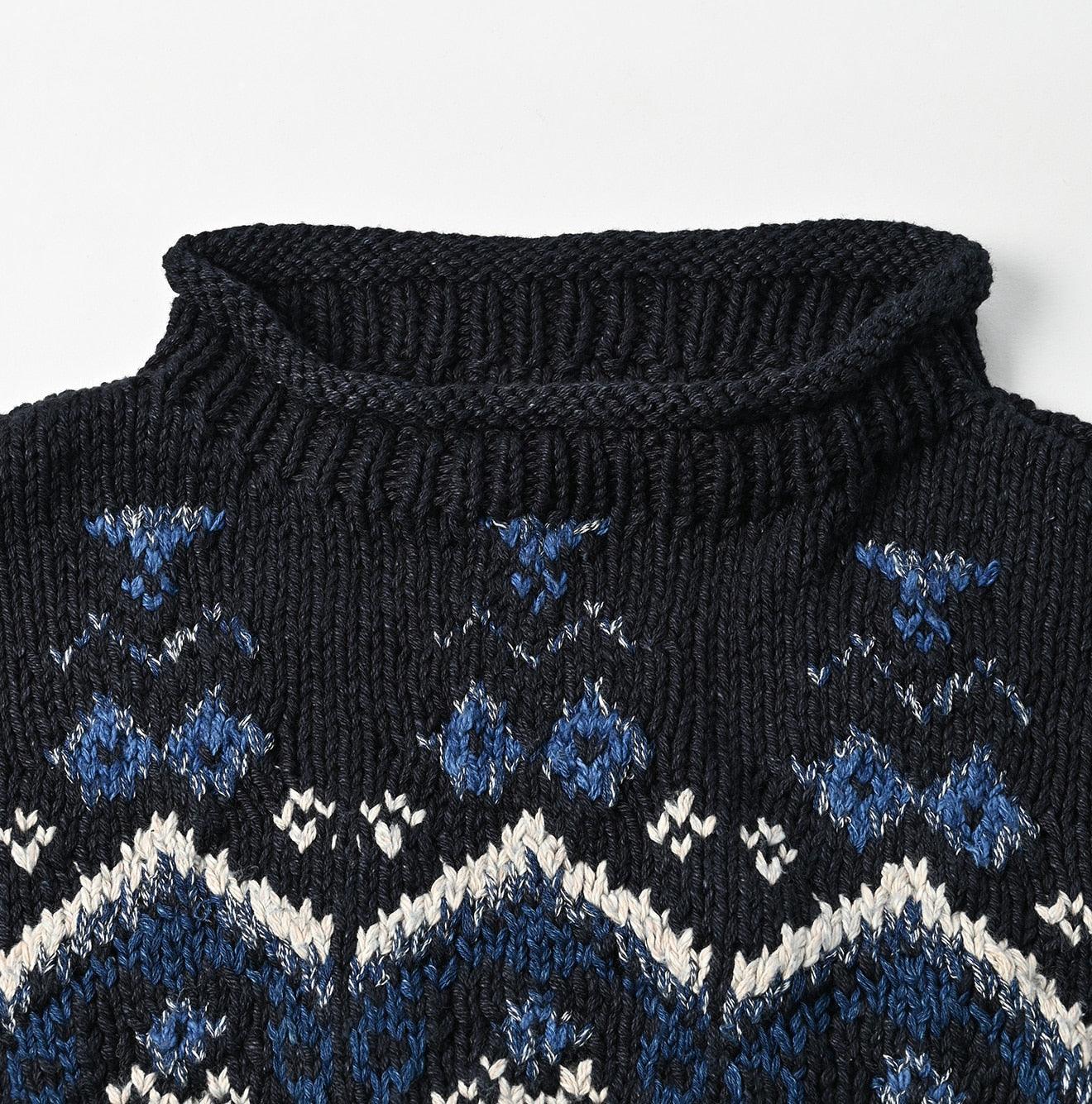 Indigo Nordic Aran Vest - 45R by 45rpm studio - Image 3