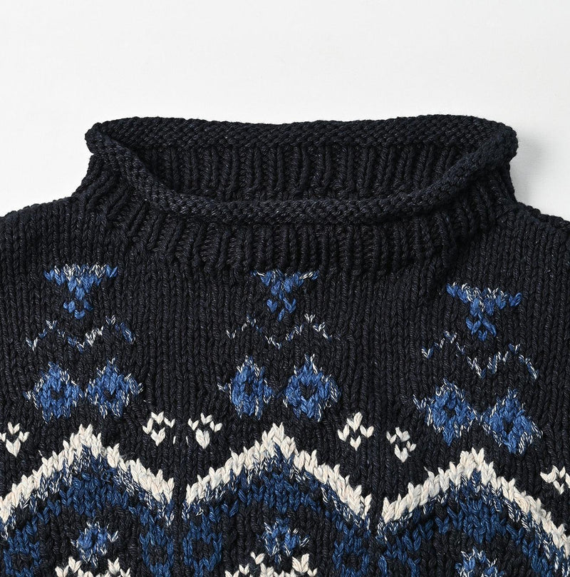 Indigo Nordic Aran Vest - 45R by 45rpm studio - Image 3
