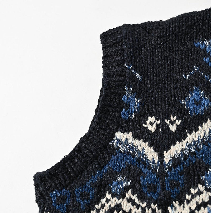 Indigo Nordic Aran Vest - 45R by 45rpm studio - Image 5