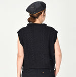 Indigo Nordic Aran Vest - 45R by 45rpm studio