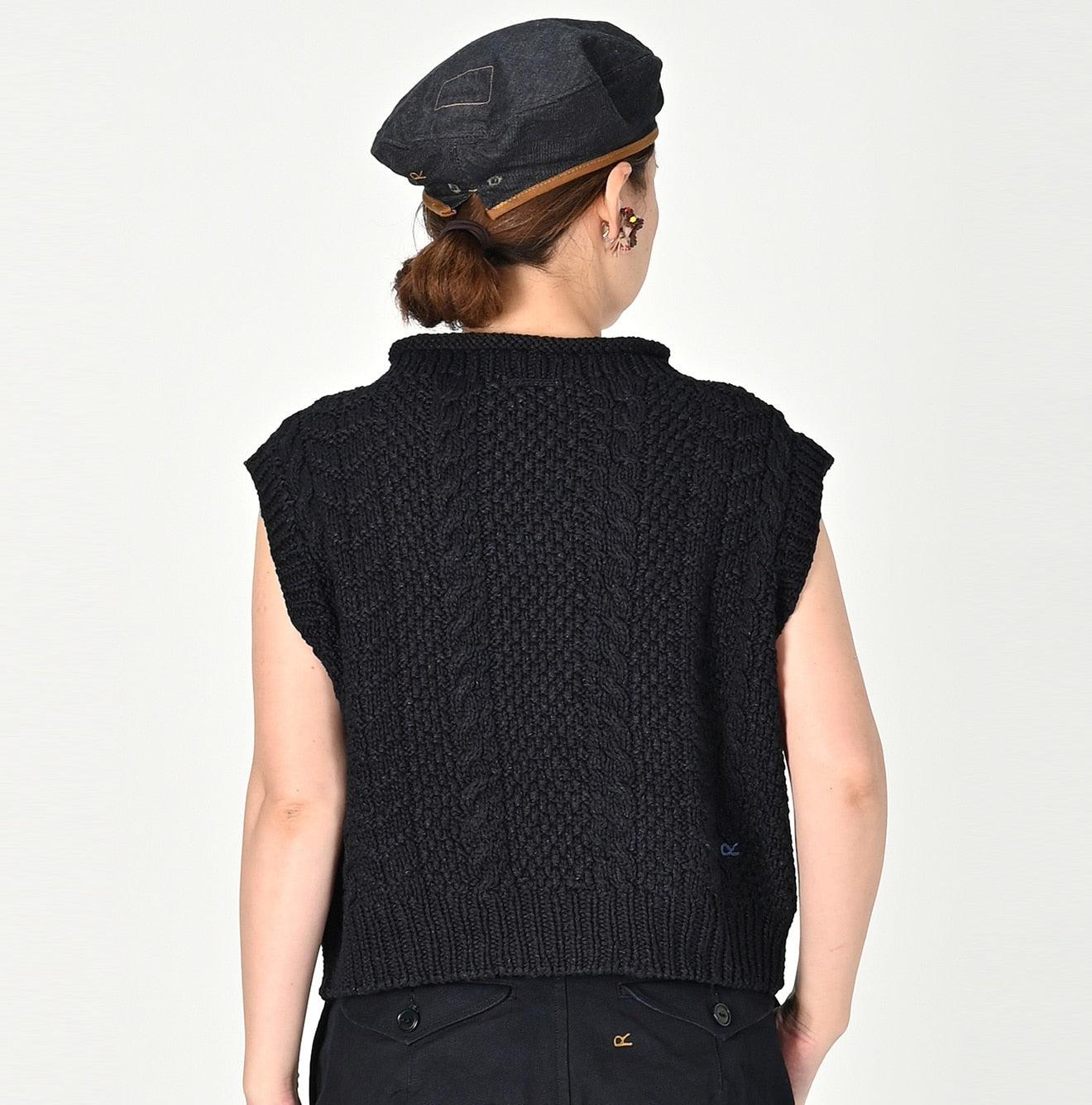 Indigo Nordic Aran Vest - 45R by 45rpm studio