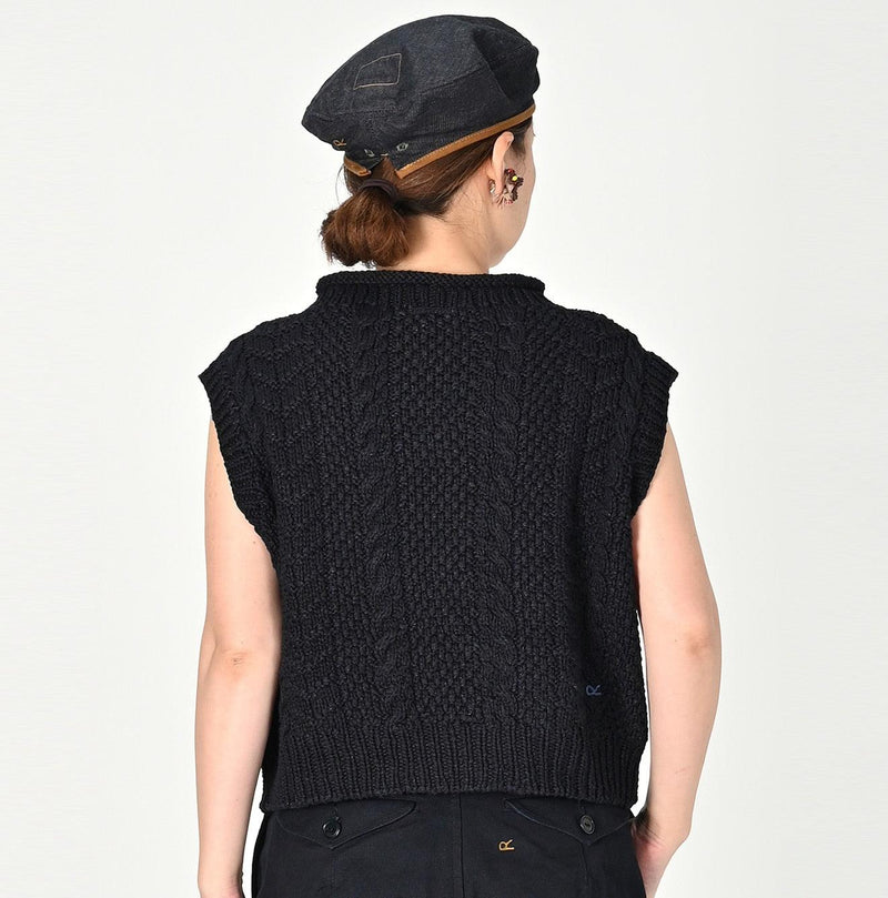 Indigo Nordic Aran Vest - 45R by 45rpm studio - Image 14