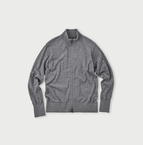 Light Wool Tenjiku Zipper Blouson - 45R by 45rpm studio