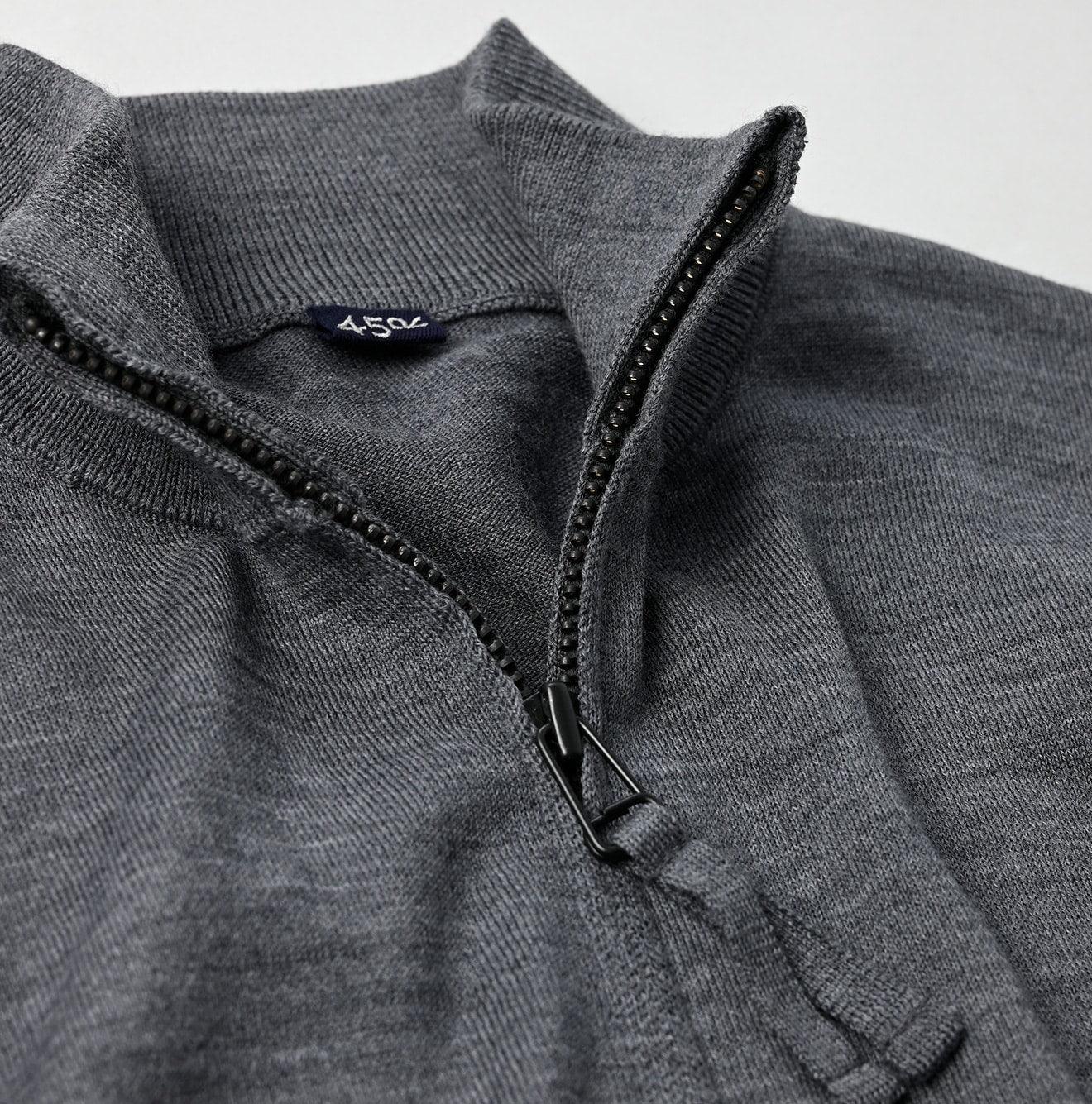 Light Wool Tenjiku Zipper Blouson - 45R by 45rpm studio - Image 12