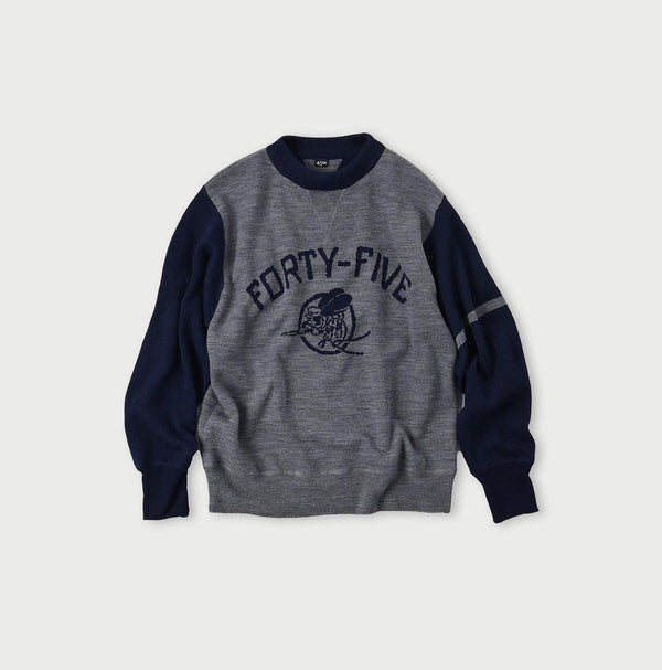 Light Wool Lettered T-shirt - 45R by 45rpm studio