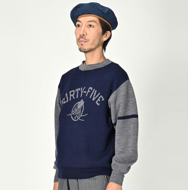 Light Wool Lettered T-shirt - 45R by 45rpm studio