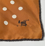 45R Silk Lined Dot Big Bandana