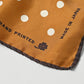 45R Silk Lined Dot Big Bandana