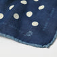 45R Indigo Lined Dot Big Bandana