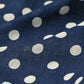 45R Indigo Lined Dot Big Bandana