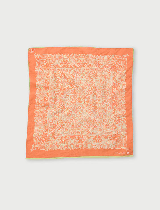 Supima Organic Flamingo Paisley Bandana