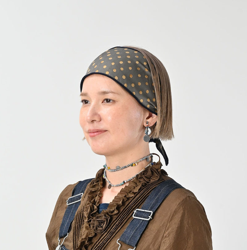 45R Silk x Super Gauze Hair Band - Image 4