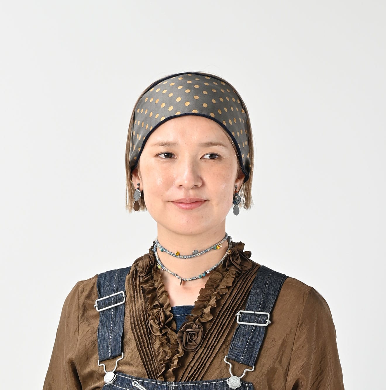 45R Silk x Super Gauze Hair Band - Image 5