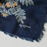 45R Indigo Supima Shellpa Flower FUROSHIKii