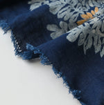 45R Indigo Supima Shellpa Flower FUROSHIKii