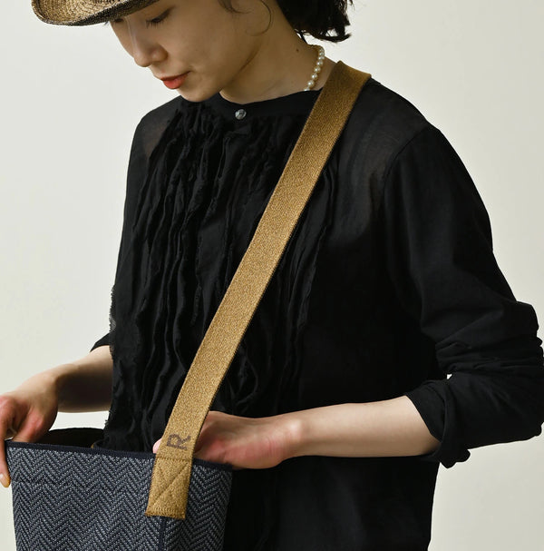 45R Jacquard Herringbone Tote Bag