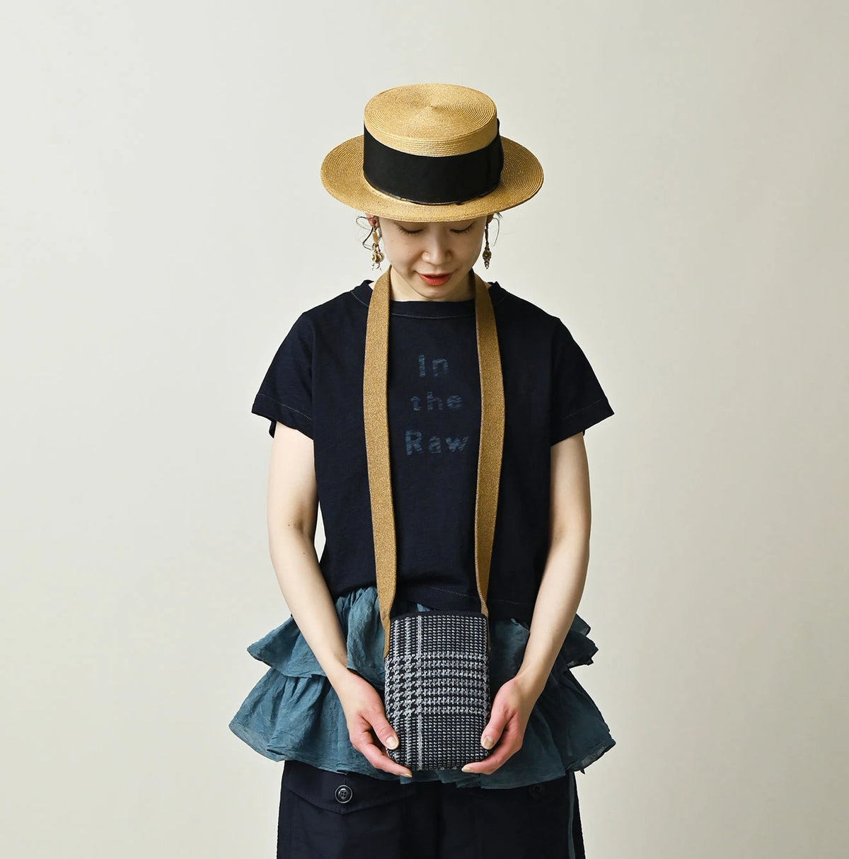 45R Jacquard Herringbone Pochette