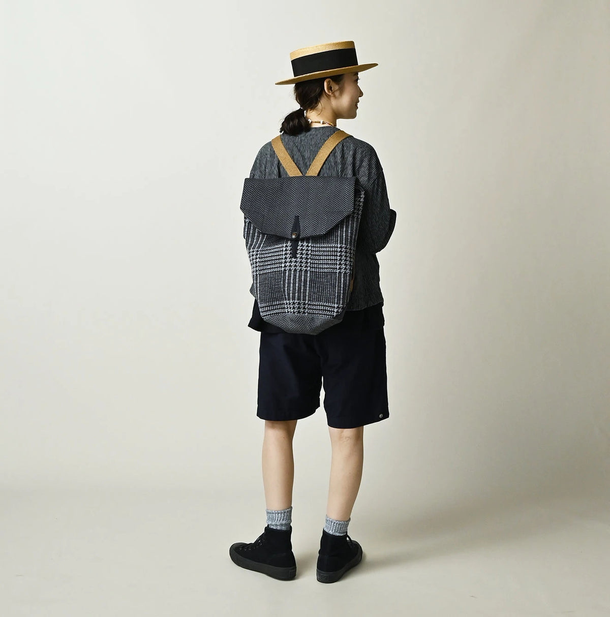 45R Jacquard Herringbone Backpack