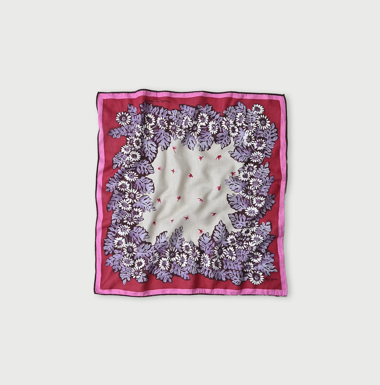 45R Supima Shellpa Flower Bandana - Image 2