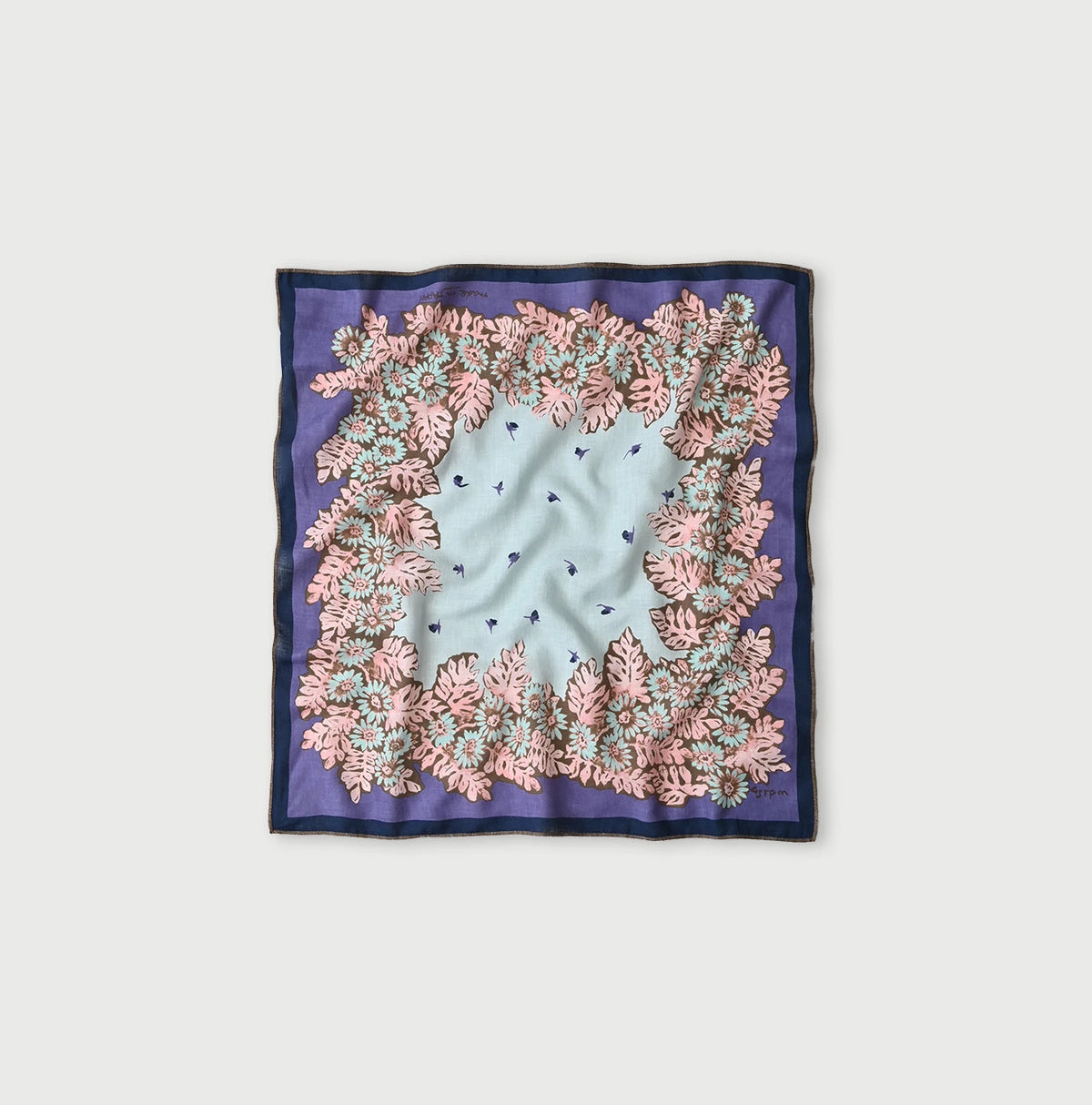 45R Supima Shellpa Flower Bandana