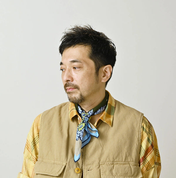 45R Supima Shellpa Flower Bandana