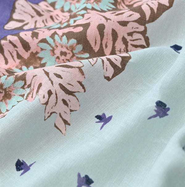 45R Supima Shellpa Flower Bandana