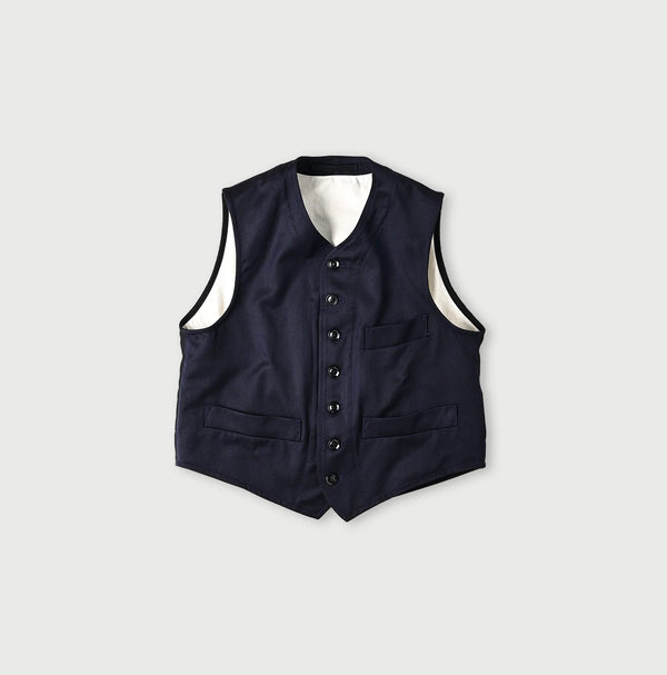 45R Wool Cotton Venetian 908 Miyuki Vest