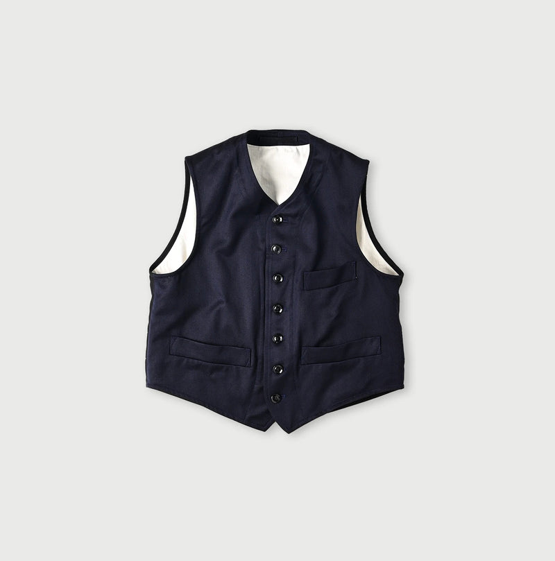 45R Wool Cotton Venetian 908 Miyuki Vest - Image 1