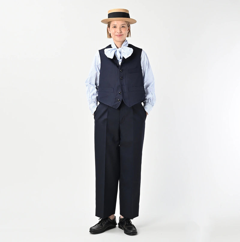 45R Wool Cotton Venetian 908 Miyuki Vest - Image 2
