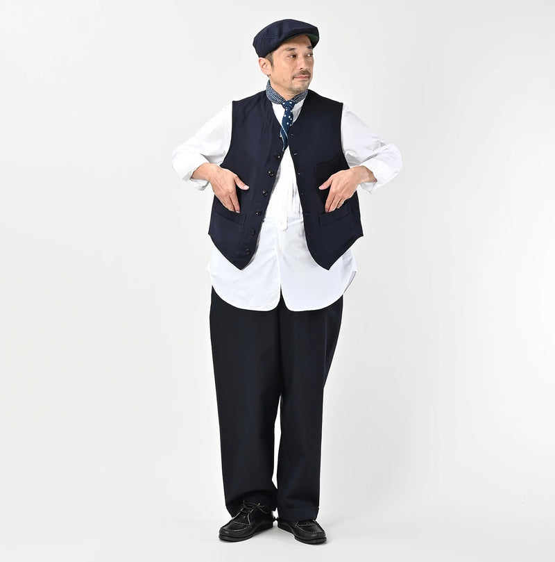 45R Wool Cotton Venetian 908 Miyuki Vest - Image 3