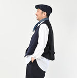 45R Wool Cotton Venetian 908 Miyuki Vest