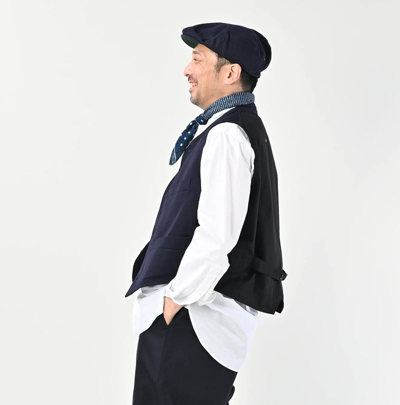 45R Wool Cotton Venetian 908 Miyuki Vest - Image 8