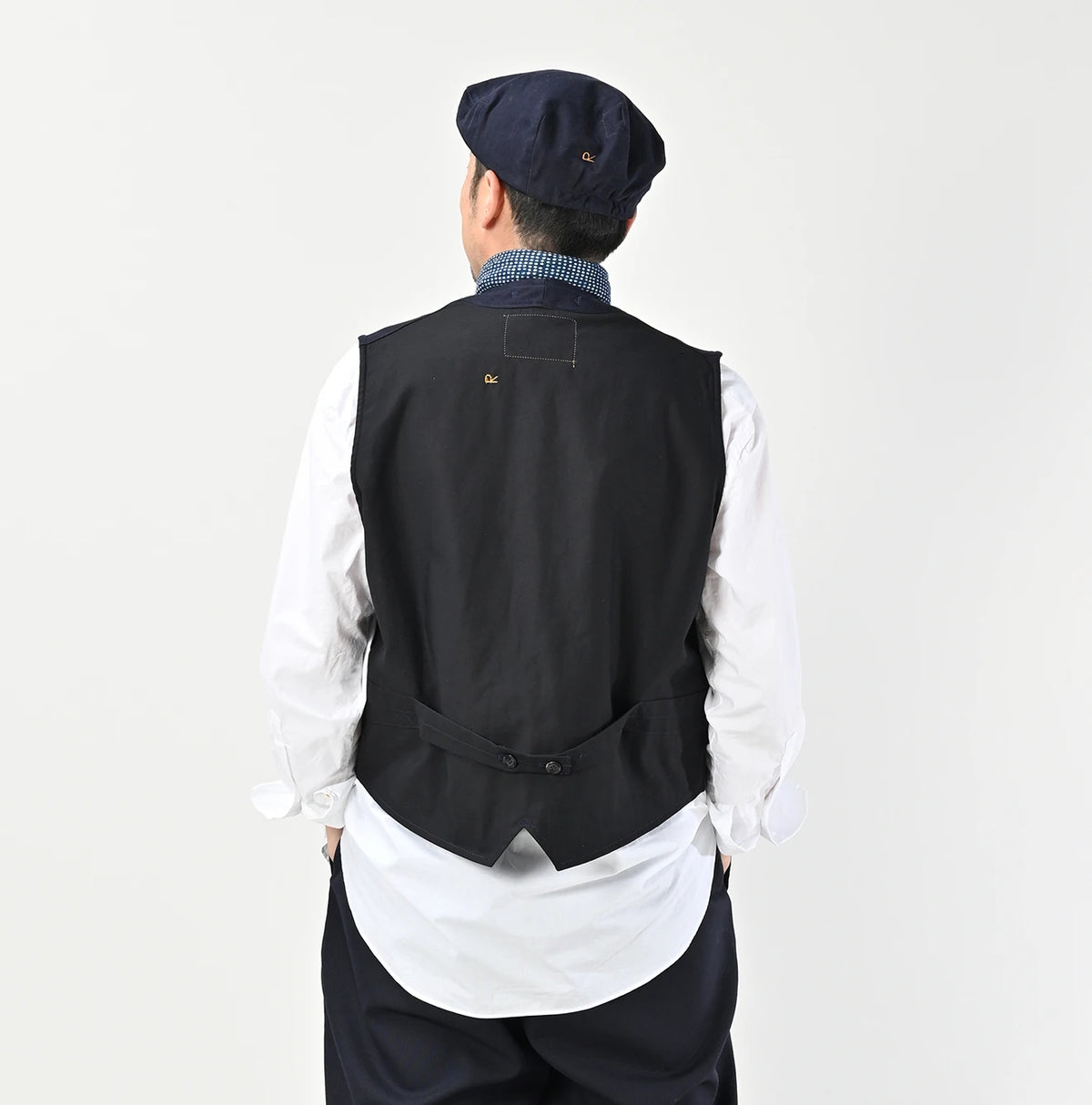 45R Wool Cotton Venetian 908 Miyuki Vest - Image 9
