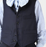 45R Wool Cotton Venetian 908 Miyuki Vest