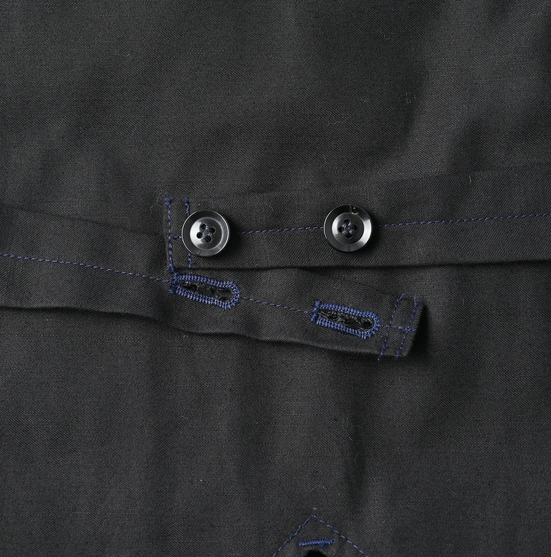 45R Wool Cotton Venetian 908 Miyuki Vest - Image 16