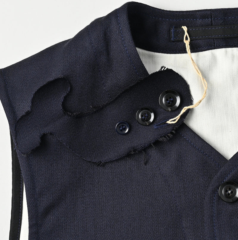 45R Wool Cotton Venetian 908 Miyuki Vest - Image 19