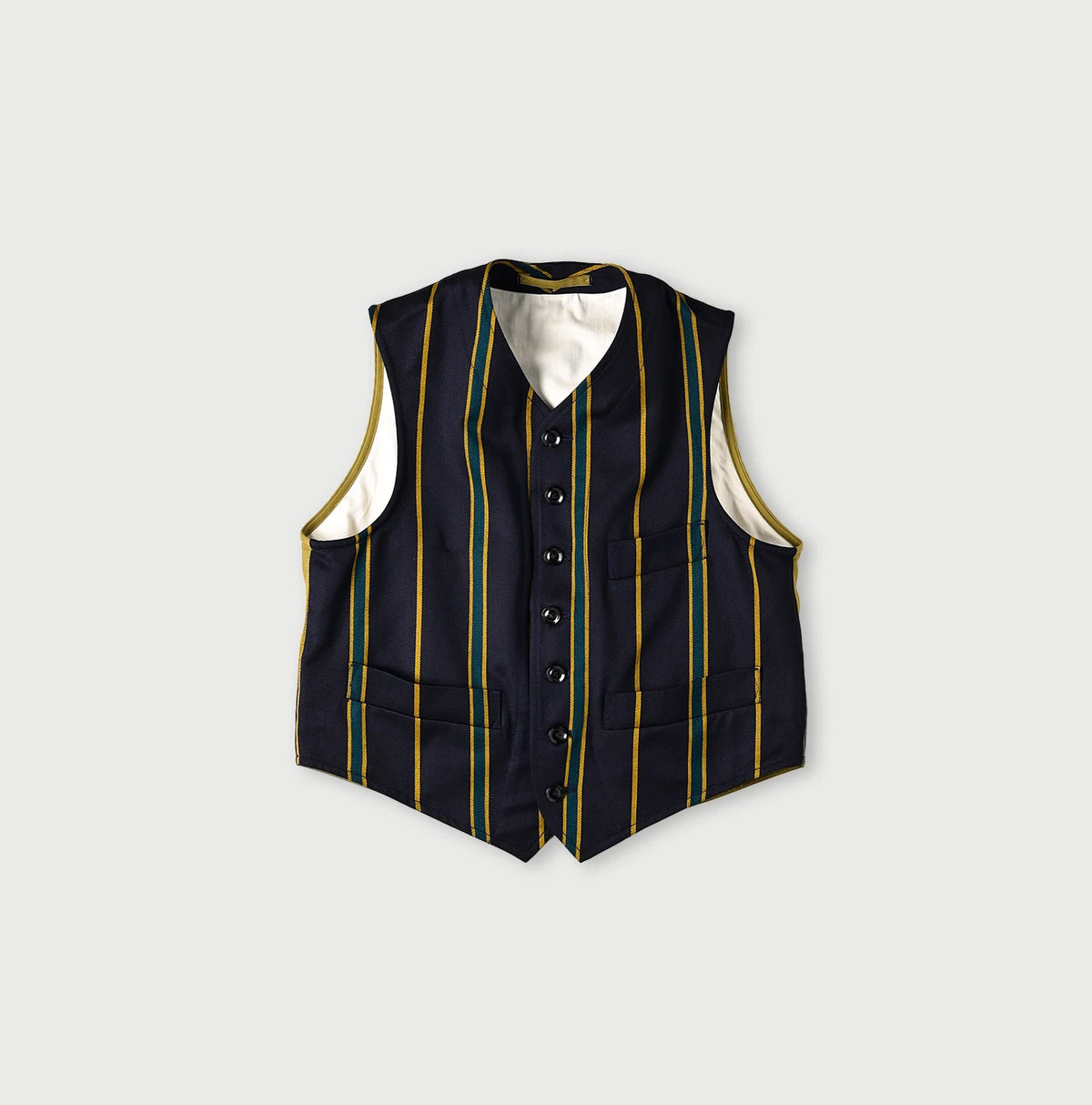 45R Wool Cotton Venetian 908 Miyuki Vest - Image 1