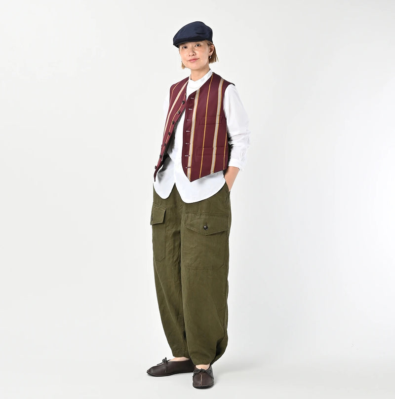 45R Wool Cotton Venetian 908 Miyuki Vest - Image 2