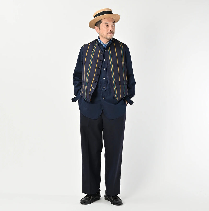 45R Wool Cotton Venetian 908 Miyuki Vest - Image 3