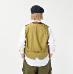45R Wool Cotton Venetian 908 Miyuki Vest