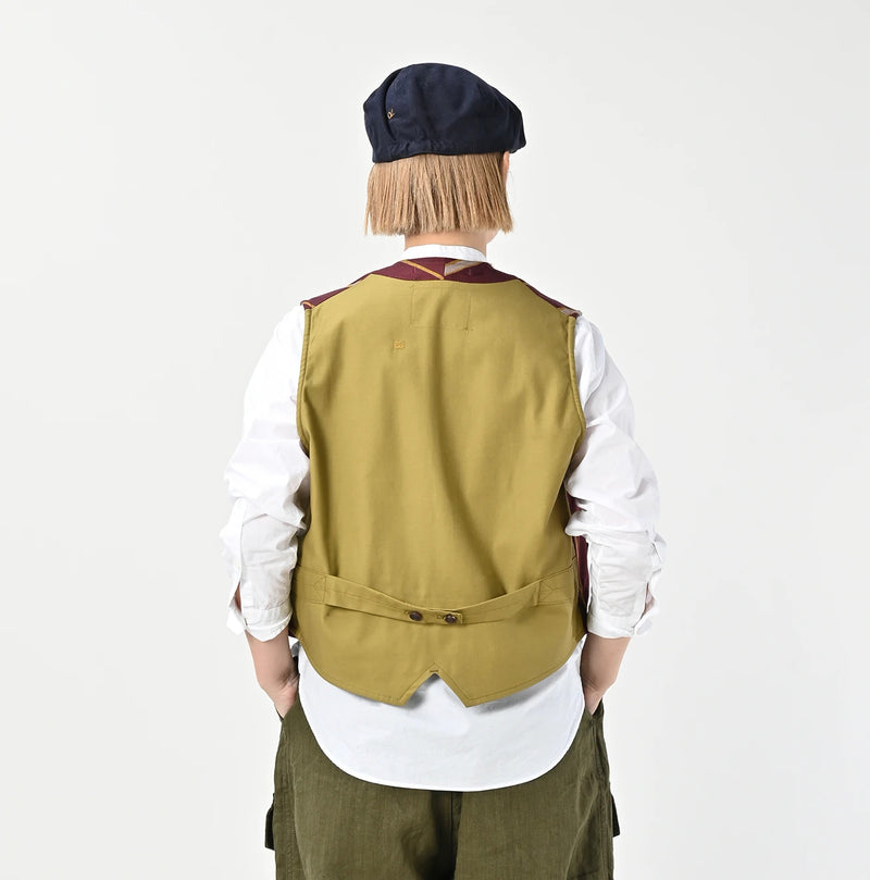 45R Wool Cotton Venetian 908 Miyuki Vest - Image 6