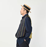 45R Wool Cotton Venetian 908 Miyuki Vest