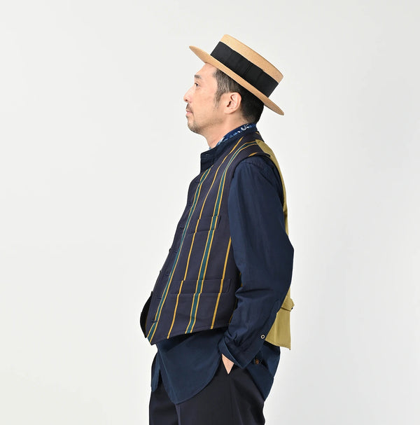 45R Wool Cotton Venetian 908 Miyuki Vest