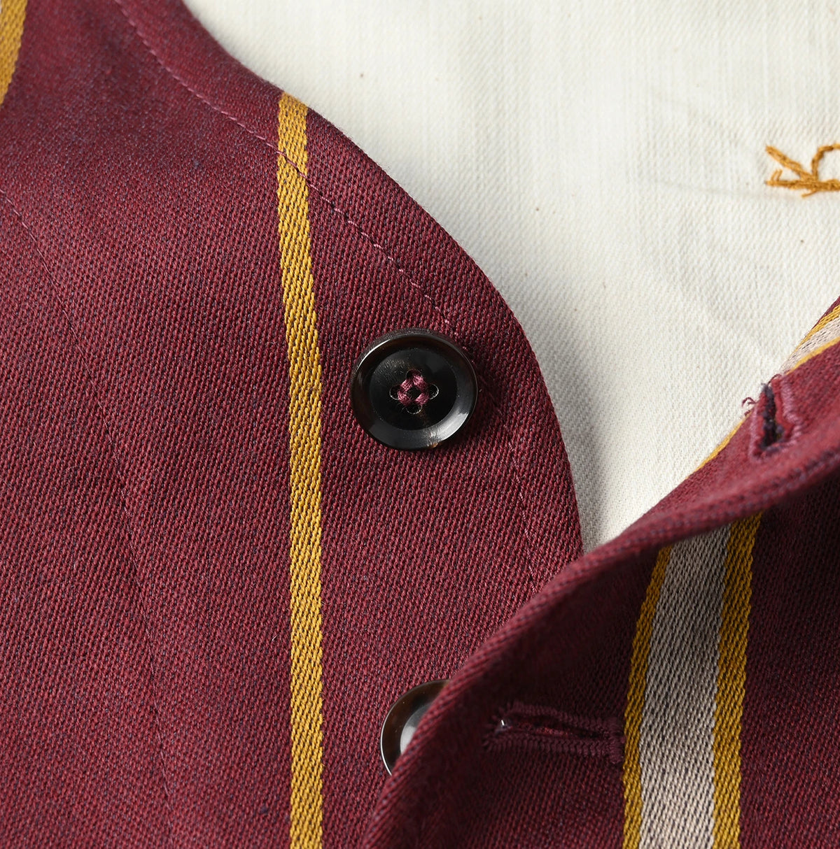 45R Wool Cotton Venetian 908 Miyuki Vest - Image 15