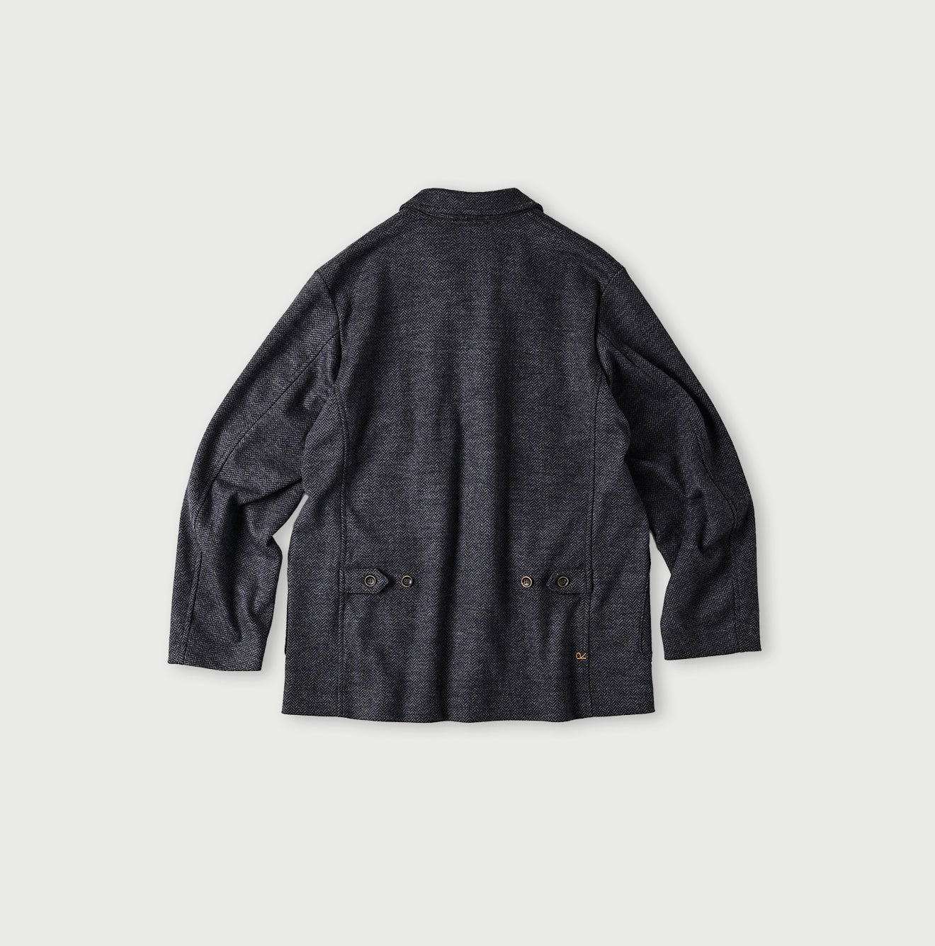 45R Herringbone Jersey Flannel 908 Cardigan Jacket